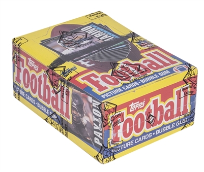 1985 Topps Football Unopened Wax Box (36 Packs) – BBCE Certified 